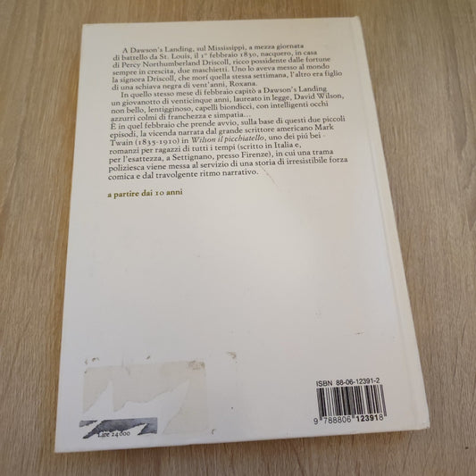 WILSON IL PICCHIATELLO TWAIN MARK EMME EDIZIONI 1991 \ RILEGATO