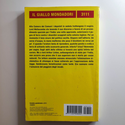 Morte al Parlamento - Anthony Berkeley - Giallo Mondadori 3111
