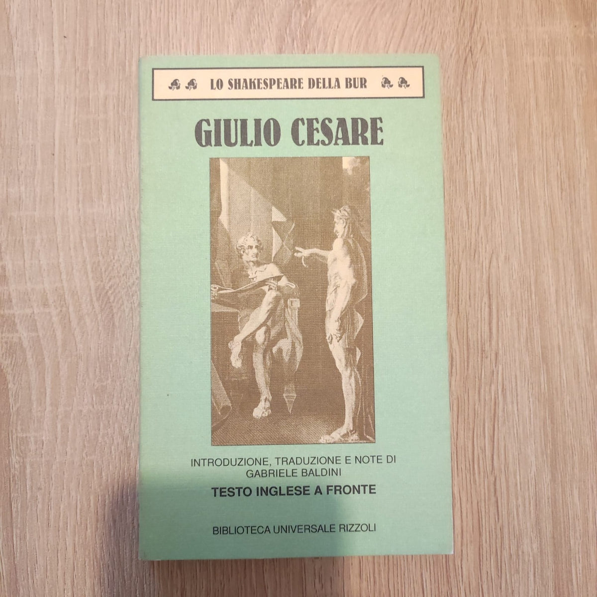 GIULIO CESARE - SHAKESPARE   - ITALIAN-ENGLISH TEXT - Rizzoli