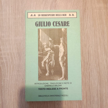 GIULIO CESARE - SHAKESPARE   - ITALIAN-ENGLISH TEXT - Rizzoli