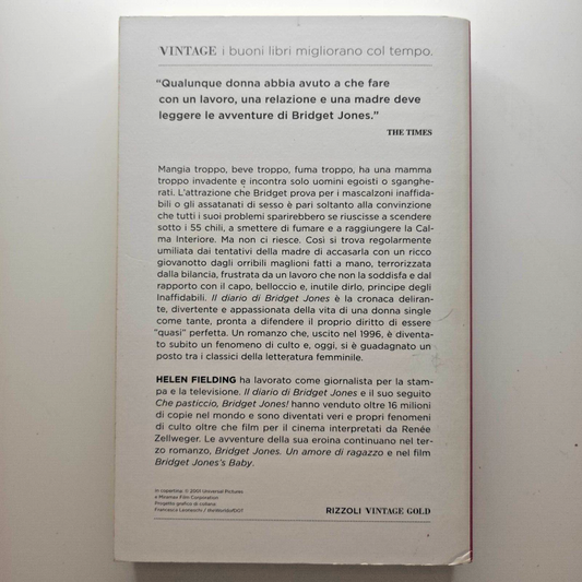 IL DIARIO DI BRIDGET JONES - HELEN FIELDING - RIZZOLI - VINTAGE