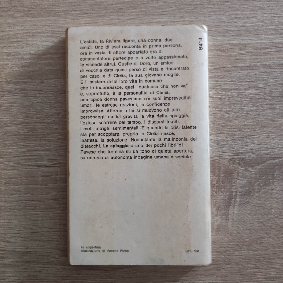 Cesare Pavese La spiaggia Oscar Mondadori 1972 Copertina Flessibile