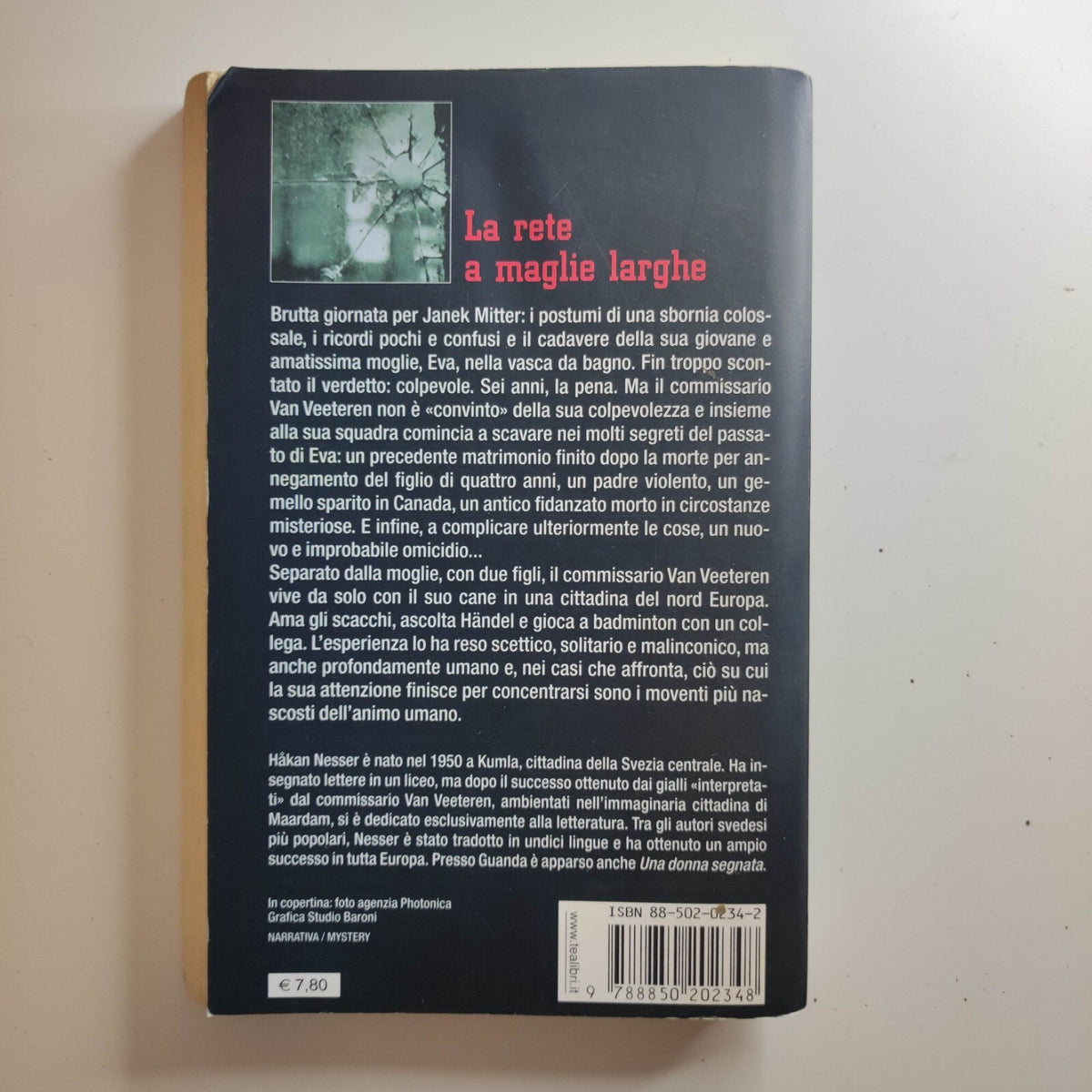 Håkan NESSER “”la rete a maglie larghe” TEA 2003 giallo Svezia