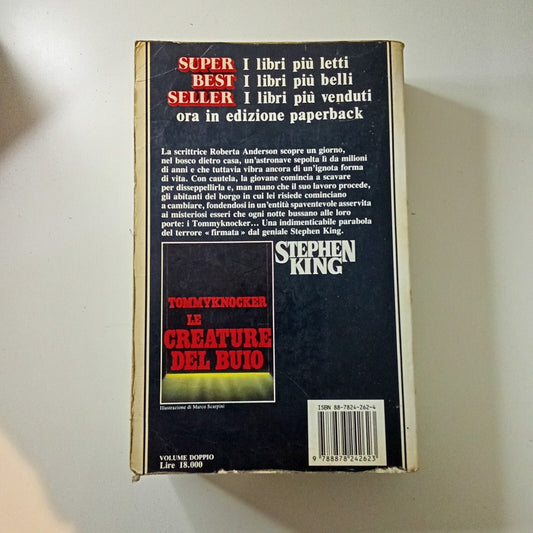 STEPHEN KING - TOMMYKNOCKER LE CREATURE DEL BUIO - SPERLING