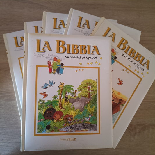 LA BIBBIA RACCONTATA AI RAGAZZI - 2004 - 6 volumi -  Ed. Velar