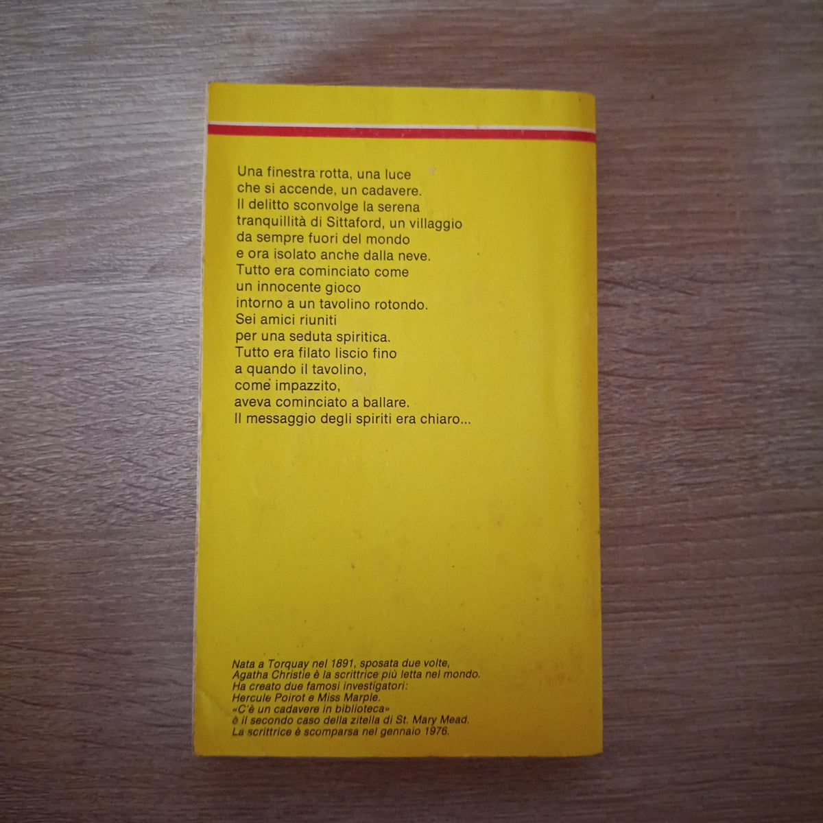 Agatha Christie Un messaggio dagli spiriti Giallo Mondadori 111125
