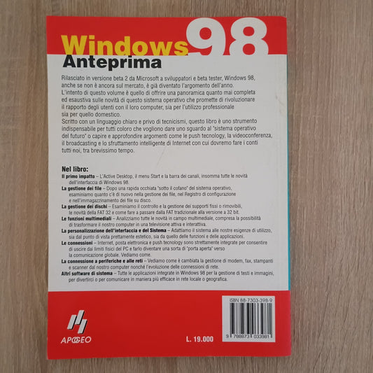 970.01 - APOGEO - WINDOWS 98 ANTEPRIMA