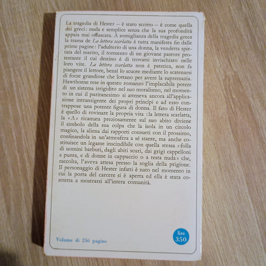 61128 Nathaniel Hawthorne - La lettera scarlatta - Sansoni ed. 1965 (I ediz.)