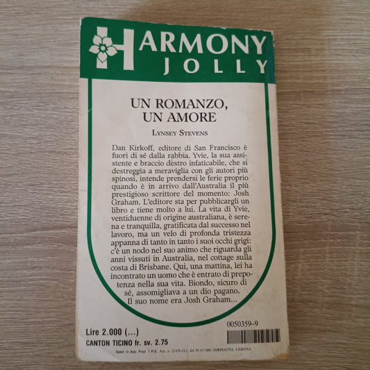 UN ROMANZO UN AMORE LYNSEY STEVENS ED HARMONY JOLLY