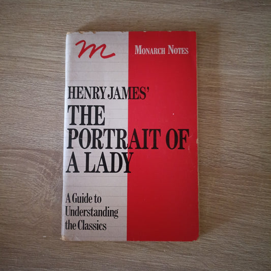Vintage Monarch Notes Henry James The Portrait of a Lady School Study Guide Book