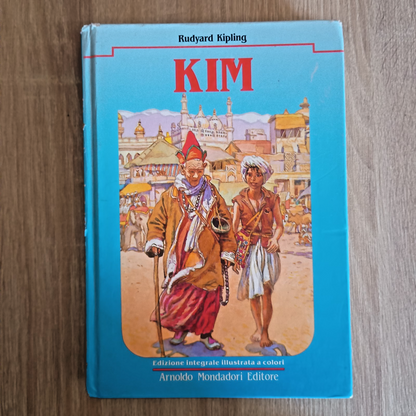KIM-Rudyard Kipling-Mondadori ed.-1990 illustrato Colombi raro