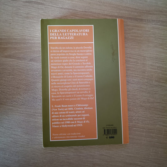 Frank BAUM -  IL MAGO DI OZ - DE AGOSTINI Classici - Grandi Capolavori - 2011