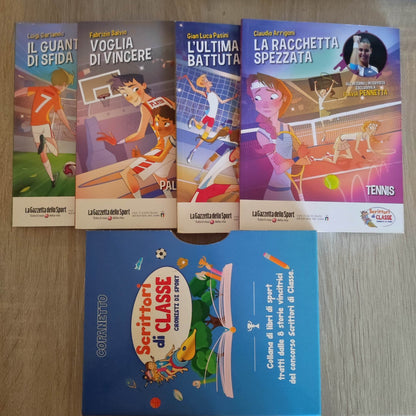 cofanetto 4 libri Scrittori di classe La gazzetta dello sport belinelli gattuso