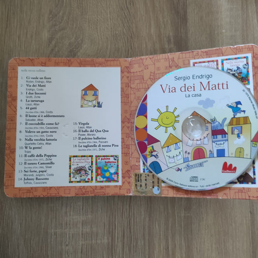 Book libro VIA DEI MATTI Sergio Endrigo GALLUCCI disegni NICOLETTA COSTA  (RG11)