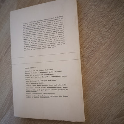 Criminologia psicologia giuridica criminale la vittima 1976 - Guglielmo Gulotta