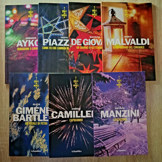 Set di 7 Libretti - I GIALLI DI NATALE - La Repubblica