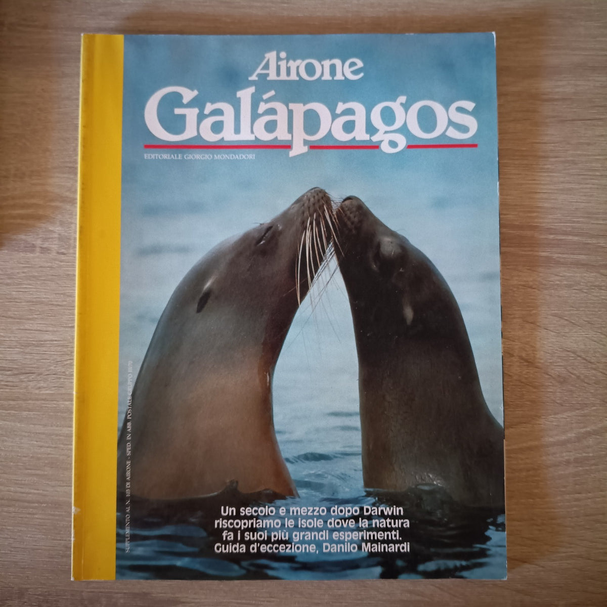 Airone Galapagos, suppl. al n°103 di Airone  Nov. 89 - Edit. Giorgio Mondadori