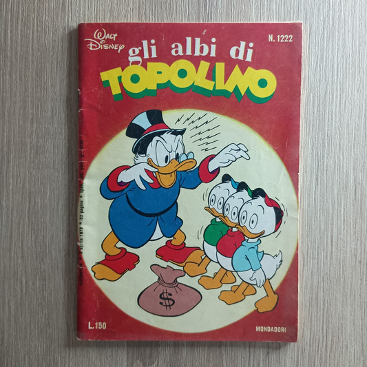 fumetto GLI ALBI DI TOPOLINO WALT DISNEY NUMERO 1222