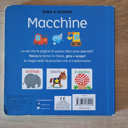 Macchine Gira e scopri - Ediz. illustrata Galloway - Libri per Bambini
