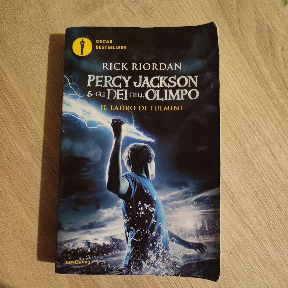 percy jackson e gli dei dell'olimpo - il ladro di fulmini riordan rick 880466456