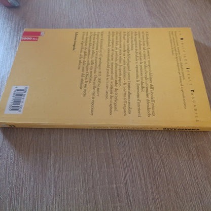 LIBRO IL CONCETTO DELL'ANGOSCIA KIERKEGAARD BTR 09 1995 PAG.128 COPER.FLESSIBILE