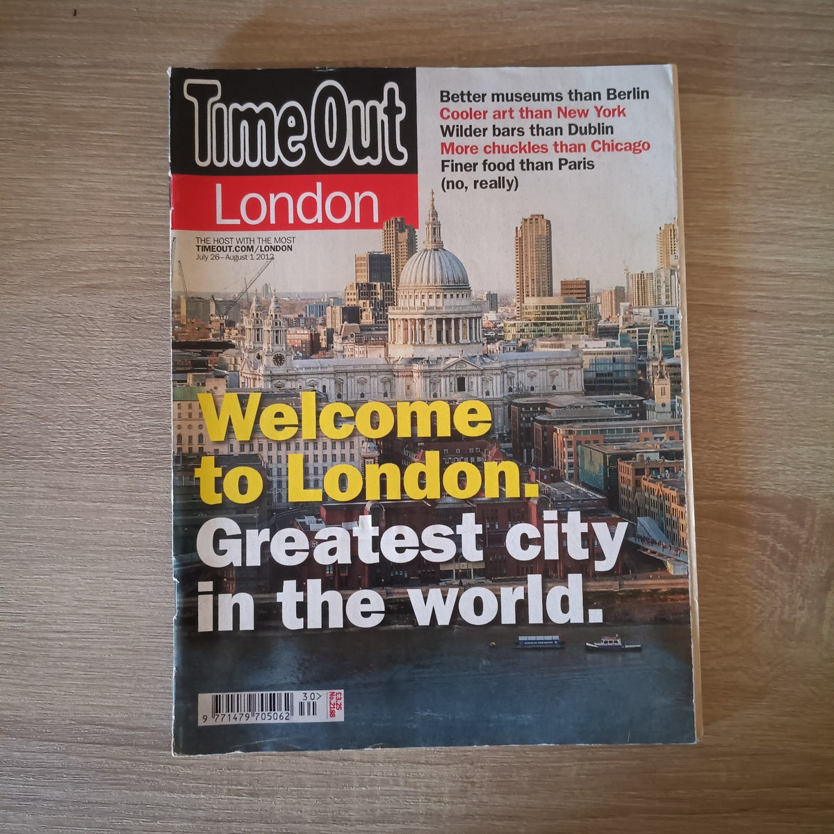TIME OUT Londra - August 2012 UK Magazine - Museums art chuckles