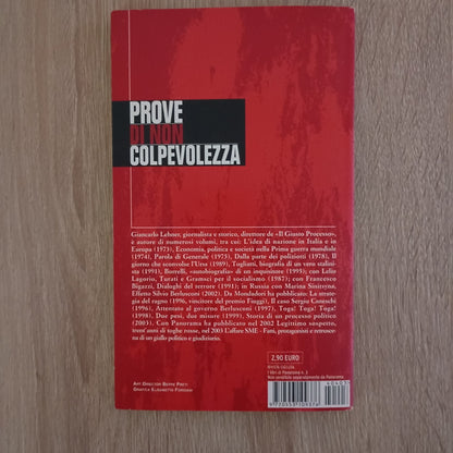 Prove di Non Colpevolezza - Il caso Previti - Panorama