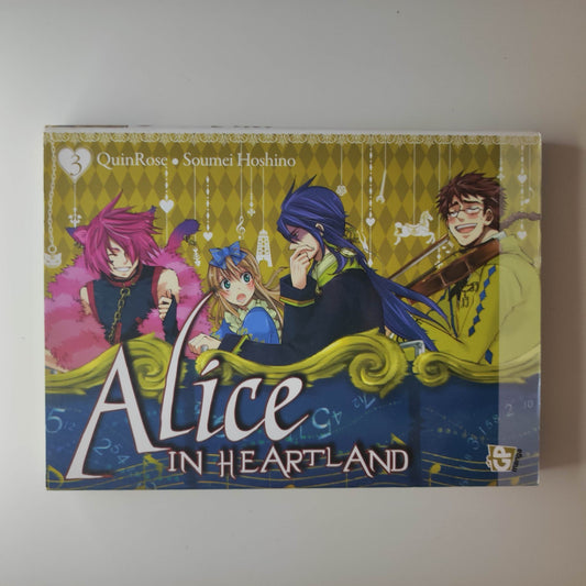 ALICE IN HEARTLAND n.3 manga di QinnRose, Soumei Hoshino - GP Manga