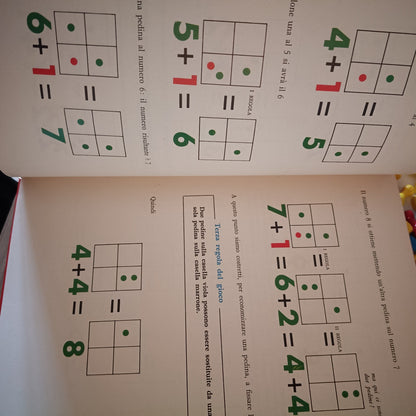 VINTAGE GIOCO PAPÀ giochiamo alla matematica con mini calcolatore PAPY SEI 1971