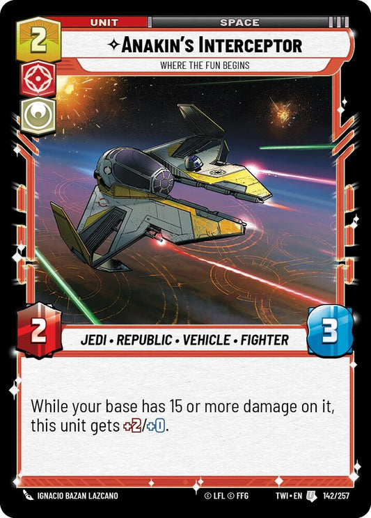 Anakin's Interceptor - Where the Fun Begins