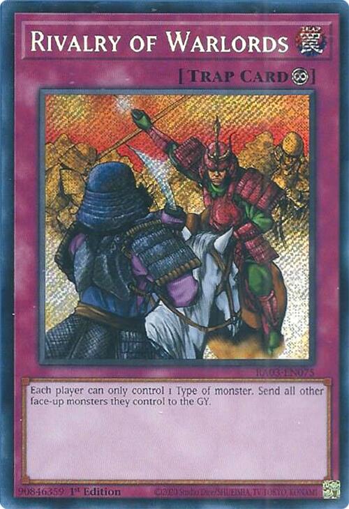 Rivalry of Warlords (Secret Rare)