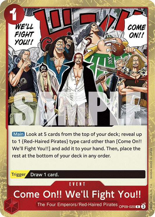 Come On!! We'll Fight You!!