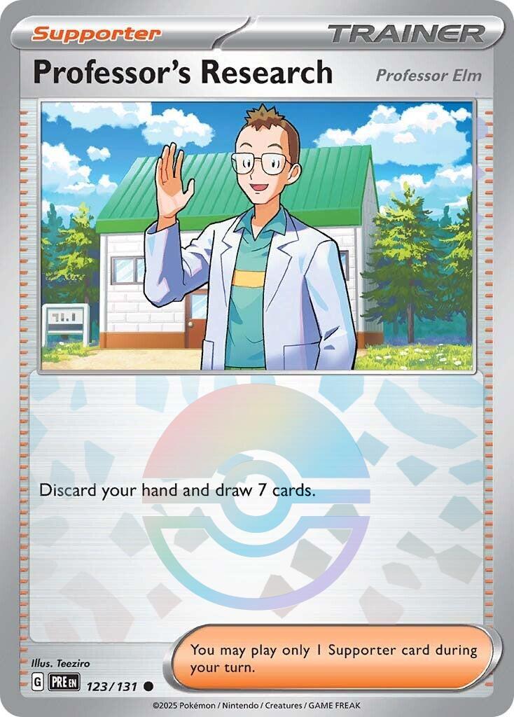 Professor's Research [Professor Elm] (Poke Ball Pattern)