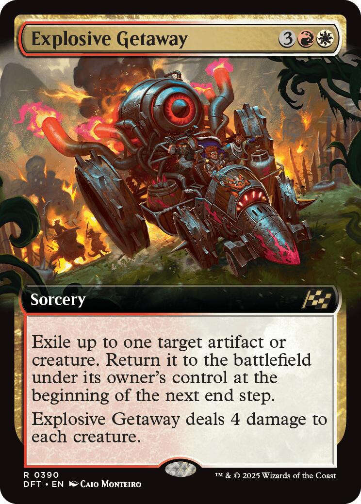 Explosive Getaway (Extended Art)