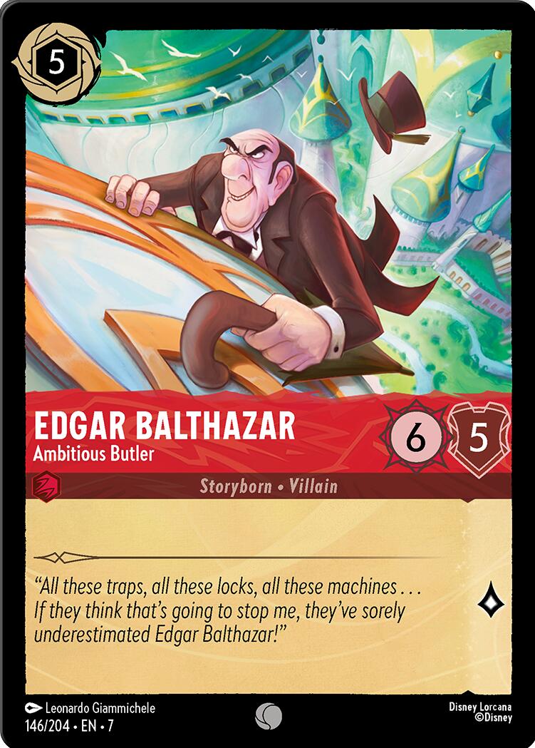 Edgar Balthazar - Ambitious Butler