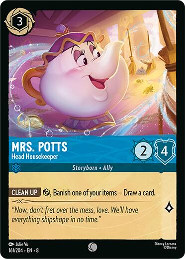 Mrs. Potts - Head Housekeeper