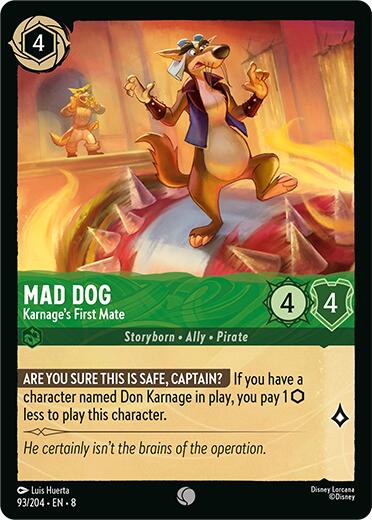 Mad Dog - Karnage's First Mate