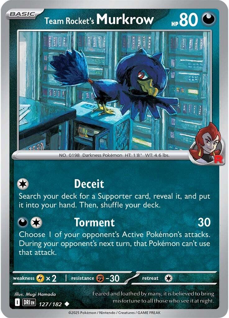 Team Rocket's Murkrow - 127/182