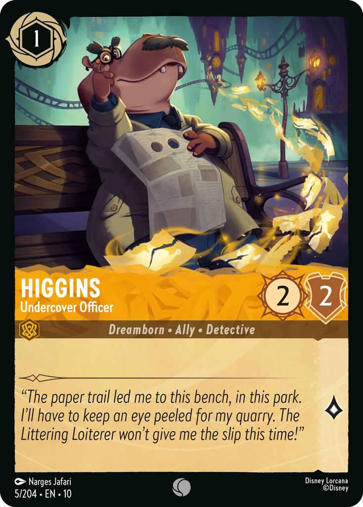 Higgins - Undercover Officer