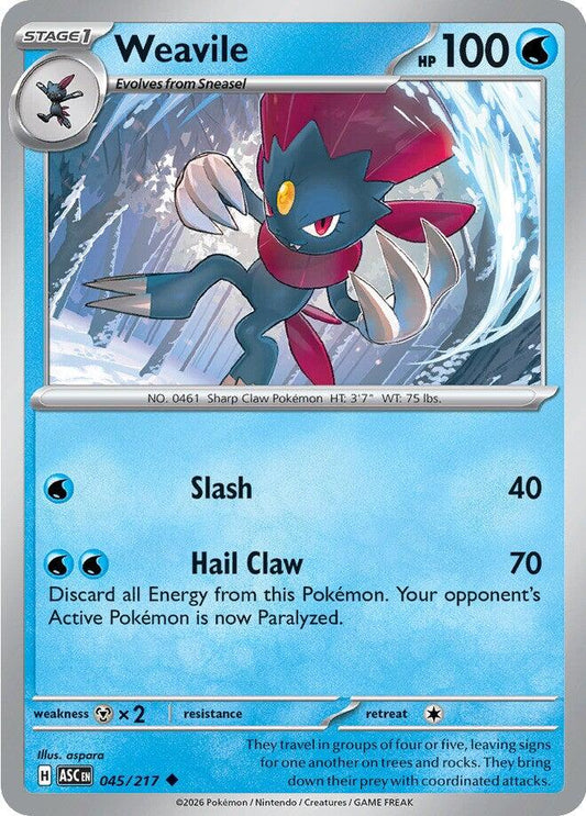 Weavile - 045/217