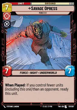 Savage Opress, Monster