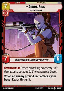 Aurra Sing, Crackshot Sniper