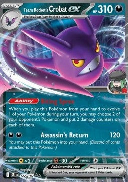 Team Rocket's Crobat ex
